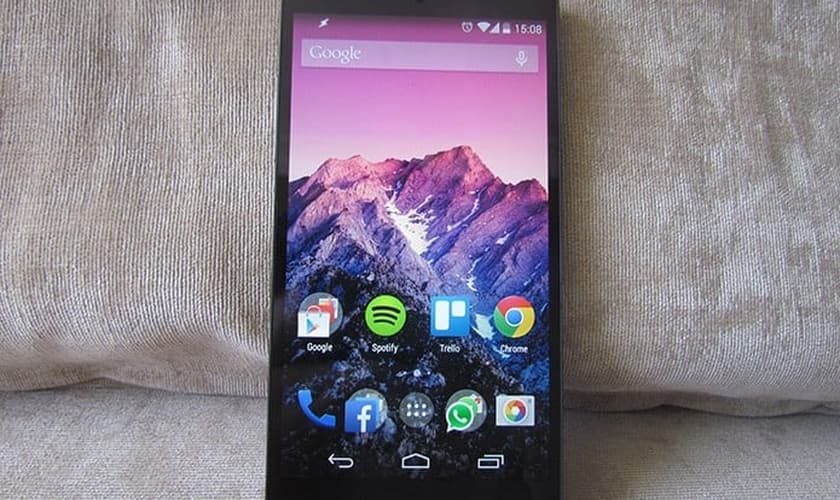 Bordas estão menos arredondadas no Nexus 5 do que na versão anterior