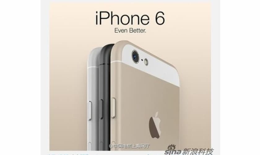 iPhone 6 aparece em imagem de site chinês