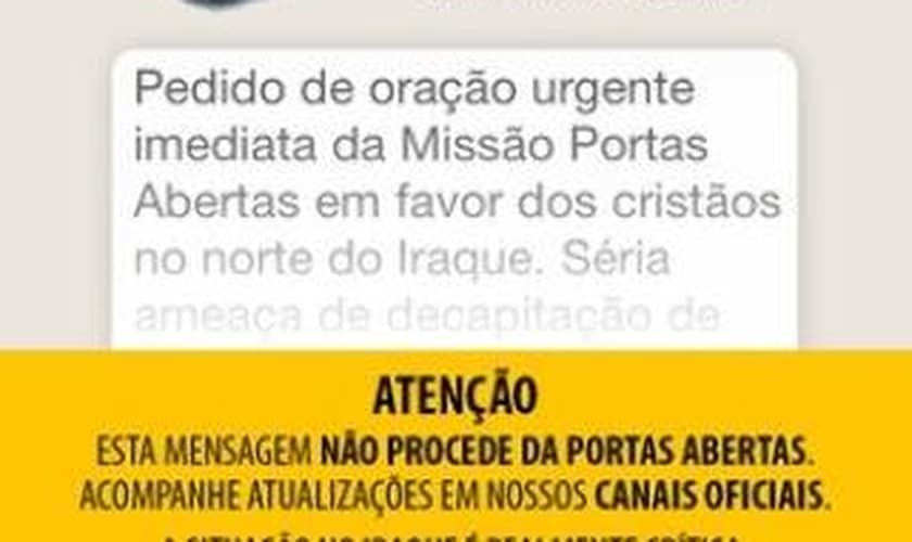 Portas Abertas _ mensagem