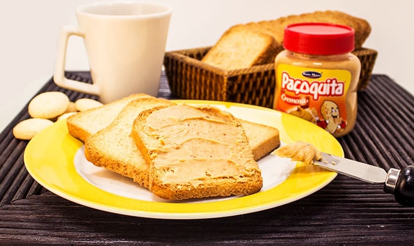 Paçoquita cremosa caseira