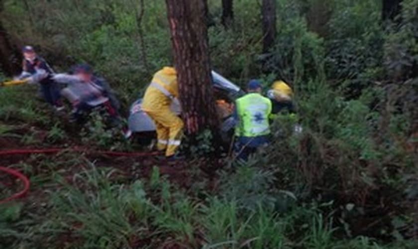Quando bombeiros chegaram, grávida ainda estava viva