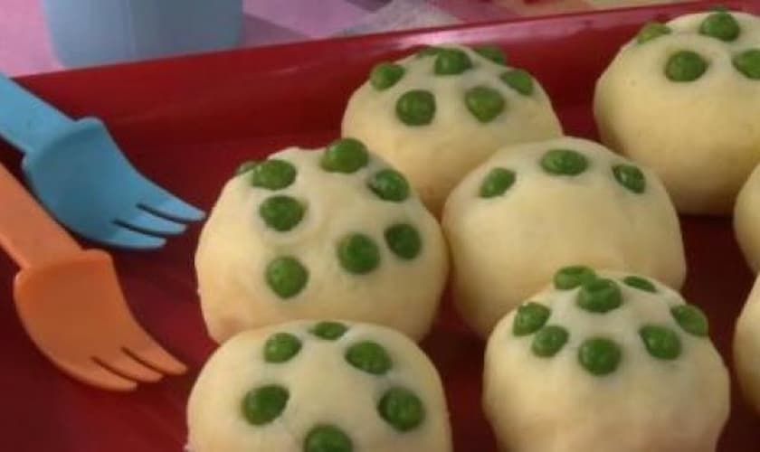 Purê de batata recheado