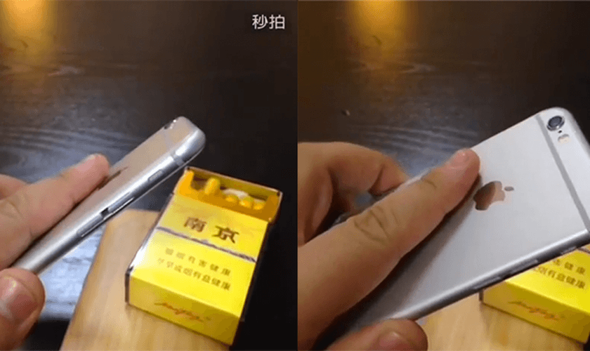 Destaque para lateral do suposto iPhone 6