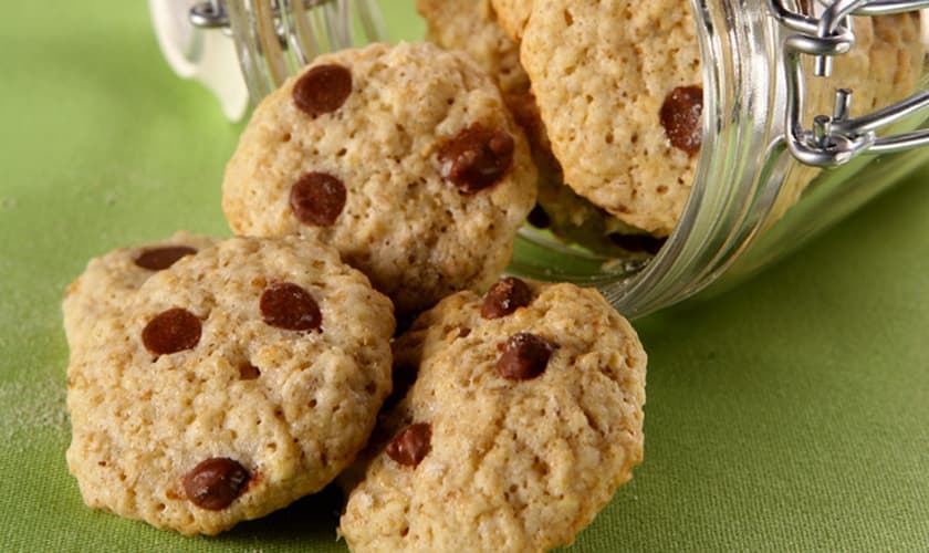 Biscoito de aveia com chocolate