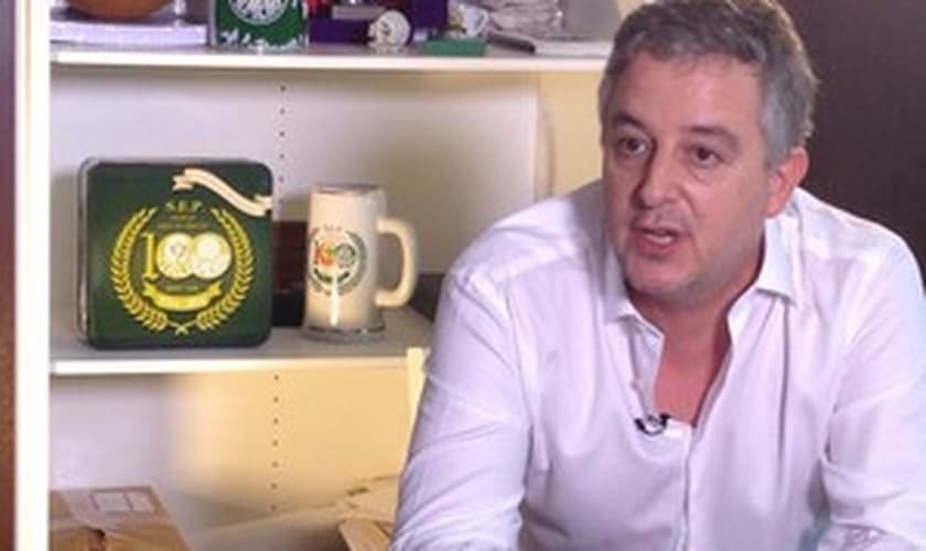 Paulo Nobre, presidente do Palmeiras, em entrevista ao Globo Esporte