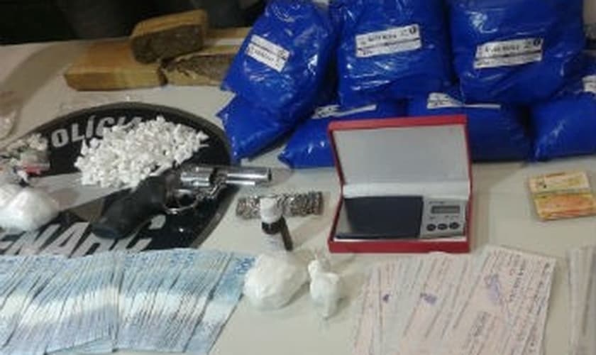 Materiais foram apreendidos durante a Operação Salgueiro