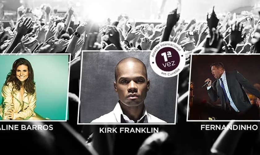 Kirk Franklin, Aline Barros e Fernandinho estarão no Festival CelebraSul