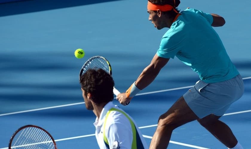 Em Pequim, Rafael Nadal jogou ao lado do compatriota Pablo Andújar