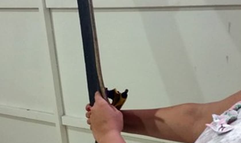 No ABC, ladrão ameaça garoto e mãe bate no criminoso com Skate