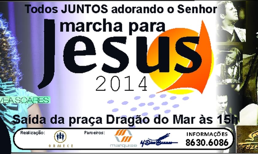 Nivea Soares e Trazendo a Arca estarão na Marcha para Jesus, em Fortaleza (CE)