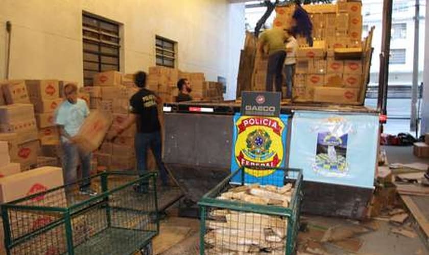 Polícia apreendeu 2 toneladas de maconha