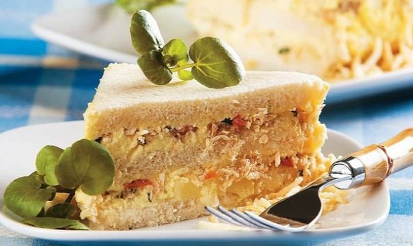 Sanduíche de frango cremoso light