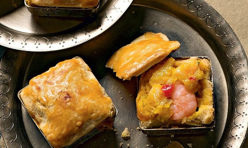 Empada de bobozinho de camarão