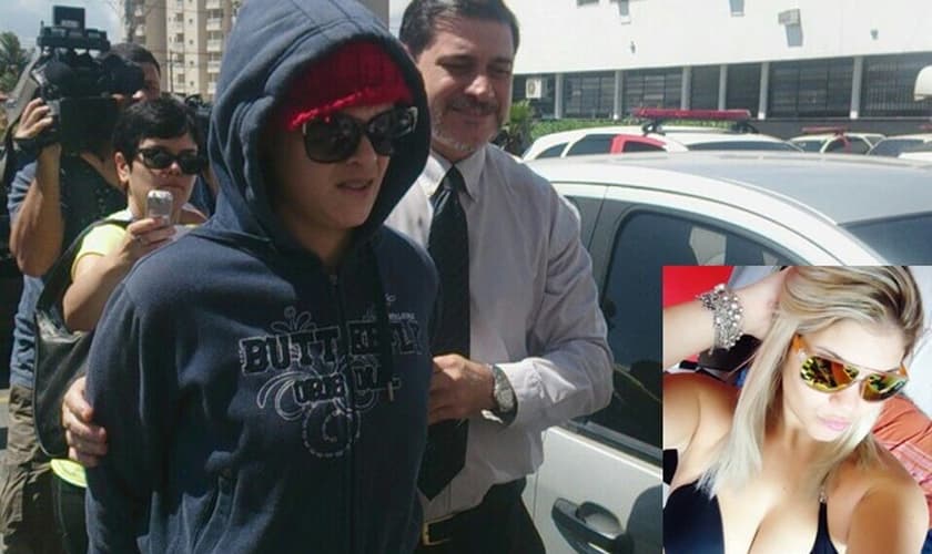 Elisângela se apresentou na Delegacia da Mulher, em Praia Grande