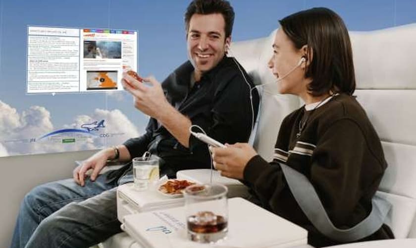 Conheça o avião sem janelas