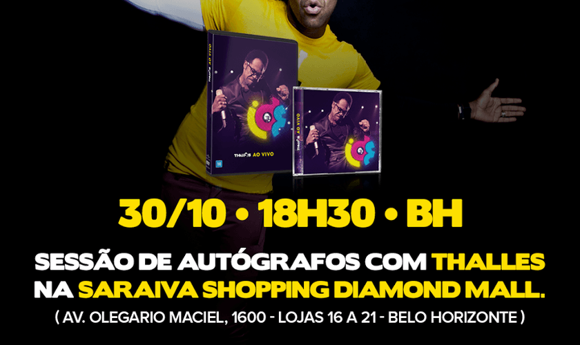 Thalles Roberto realiza Pocket Show nesta quinta-feira (30), em Belo Horizonte (MG)