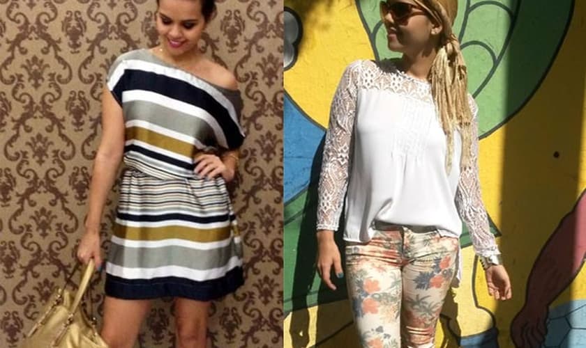 Em recuperação, estudante é convidada para fotos (Foto: Arquivo Pessoal / Caroline Pequine)