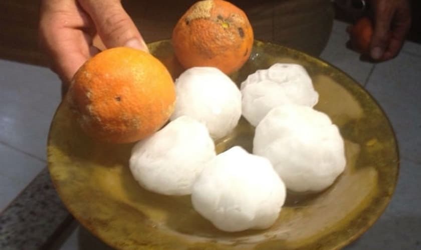 Ventos chegam a quase 100 km/h e 5 ficam feridos em temporal no Paraná