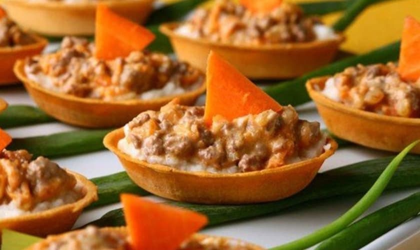 Barquinhos de maionese temperada