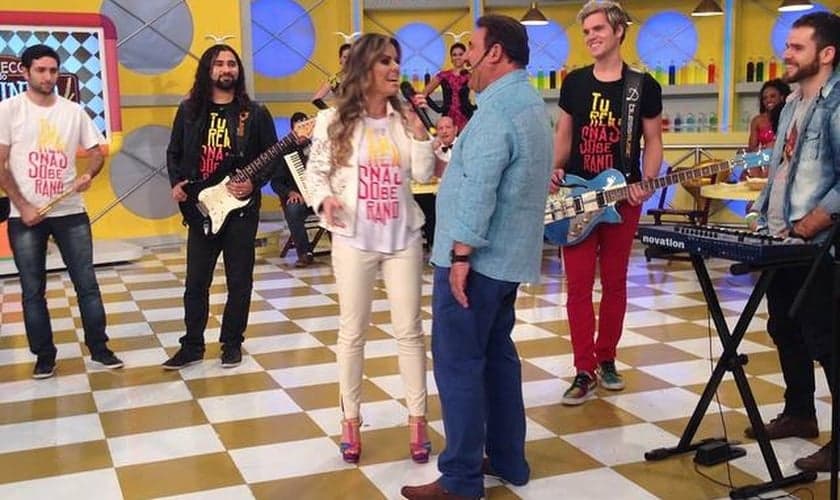 Veja como foi a participação do Diante do Trono no programa do Ratinho