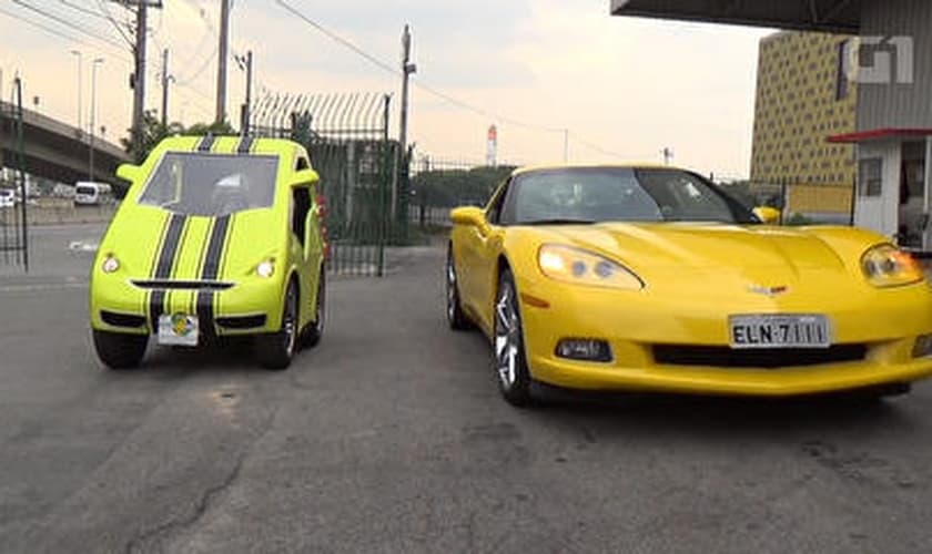 Carro brasileiro está disponível para encomendas e terá versão elétrica. Visitante do AutoEsporte Exposhow pode dar uma volta no Corvette.