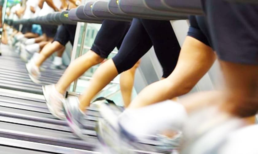 manhã em exercícios