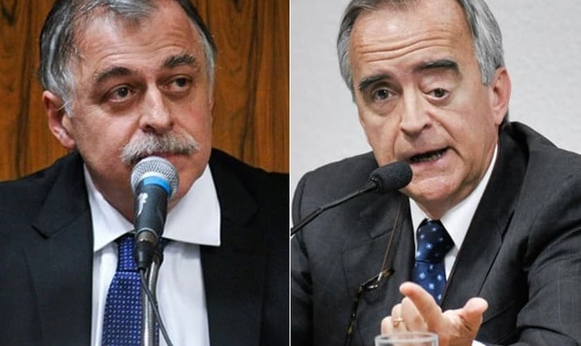 Paulo Roberto Costa (à esquerda) e Nestor Cerveró são esperados no Senado (Foto: Geraldo Magela/Agência Senado)