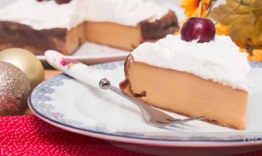 Torta rápida de doce de leite