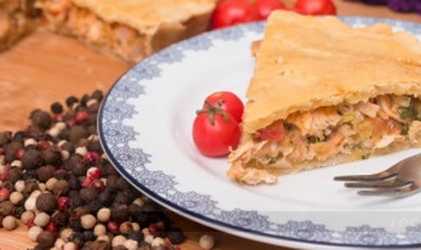 Empadão de peito de Peru