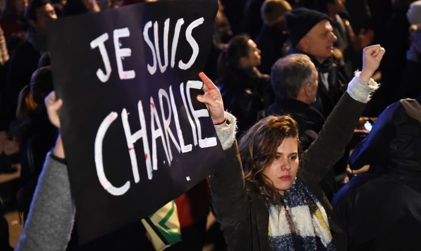 Charlie Hebdo _ protesto