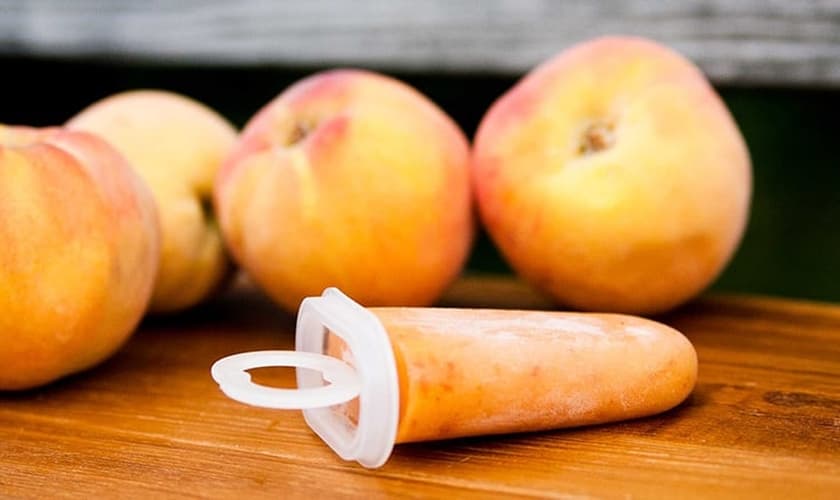 Picolé light de pêssego