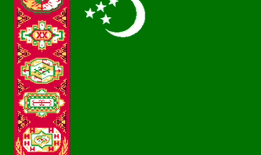 bandeira do Turcomenistão
