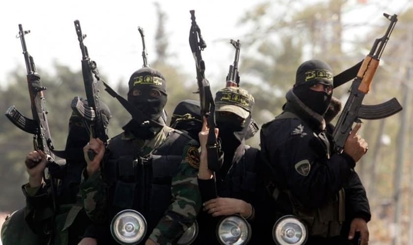 Jihadistas do grupo terrorista Estado Islâmico