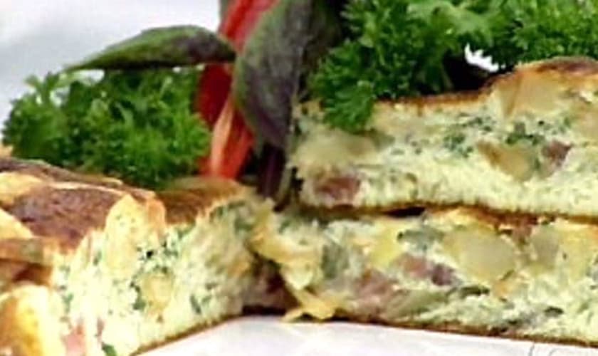 Omelete de batata frita