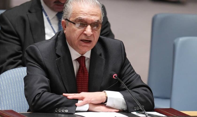 Embaixador do Iraque nas Nações Unidas, Mohamed Alhakim, no Conselho de Segurança da ONU acusa o Estado Islâmico de tráfico de órgãos, nesta terça-feira (17).