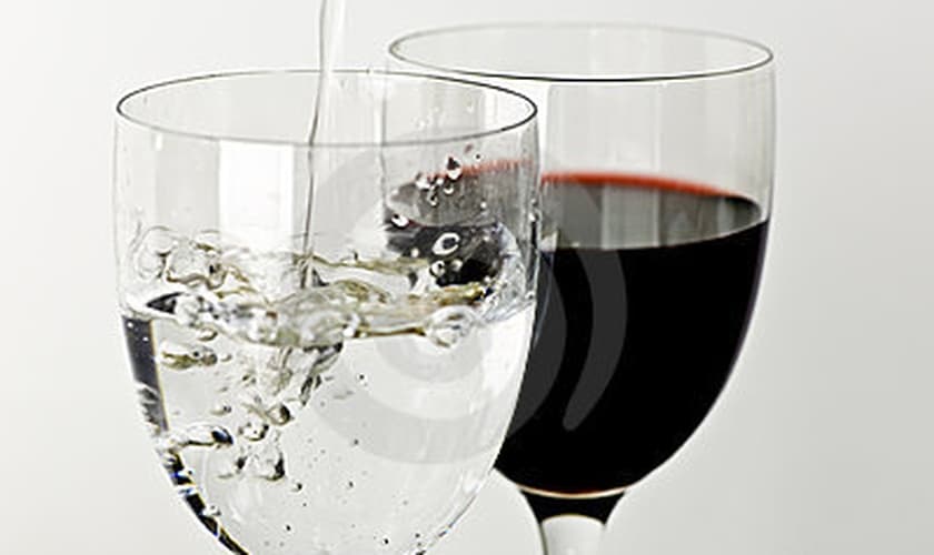 Água e vinho
