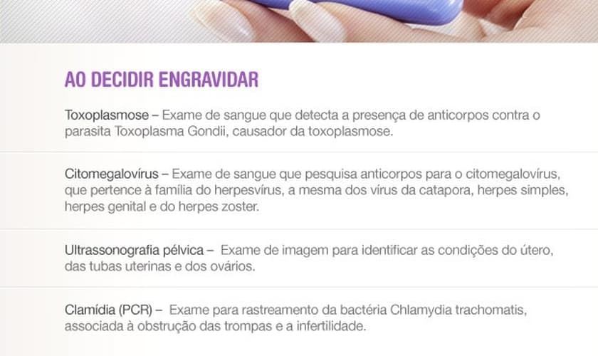 exames periódicos da mulher