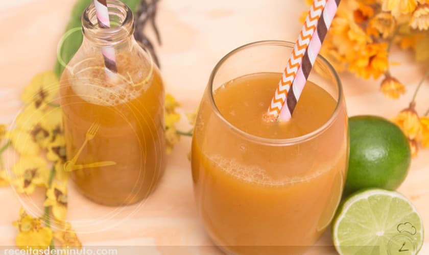 Mate com manga e limão