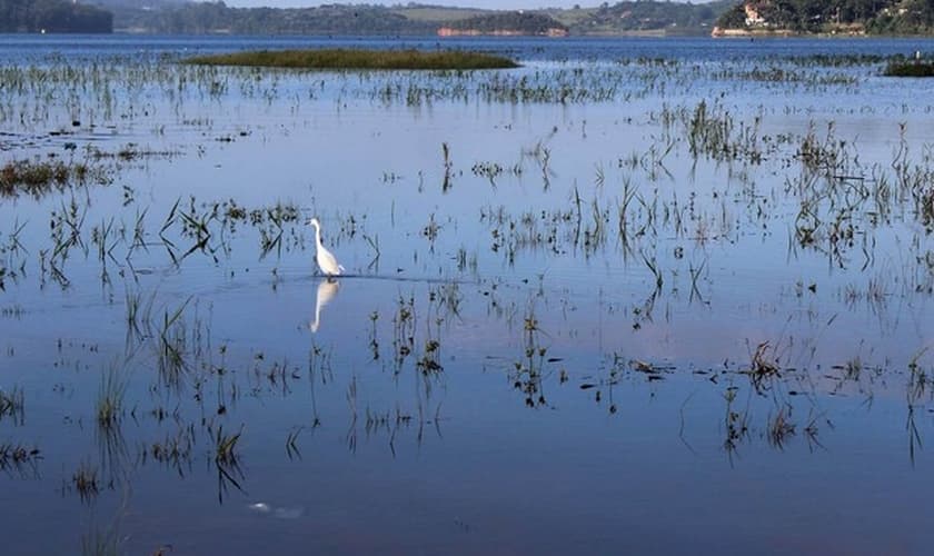 Represa de Guarapiranga em Interlagos, zona sul de São Paulo