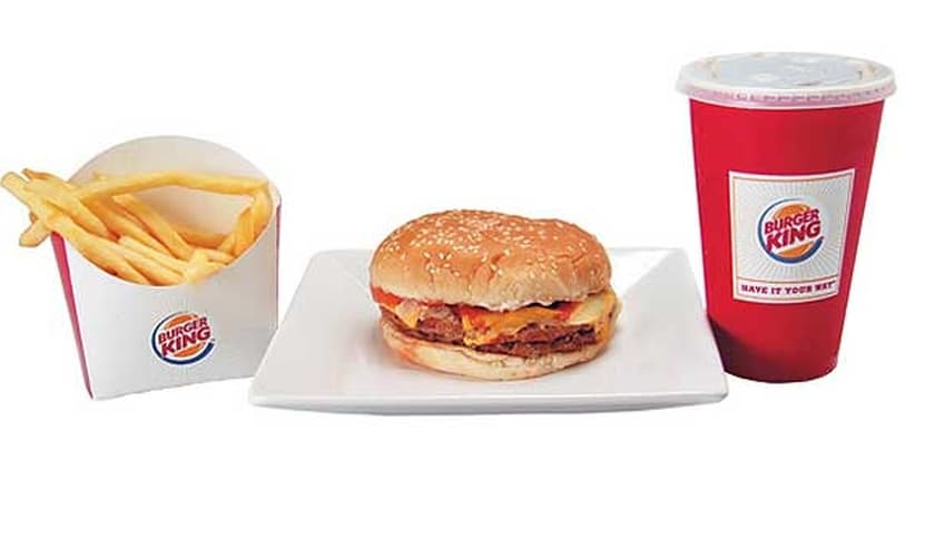 Menu infantil Burguer King