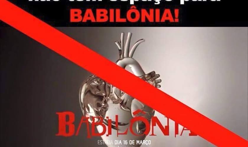 Campanha contra a novela Babilônia no Facebook