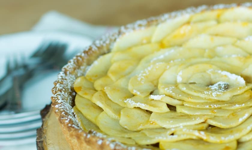 Torta de Maçã (estilo francesa)