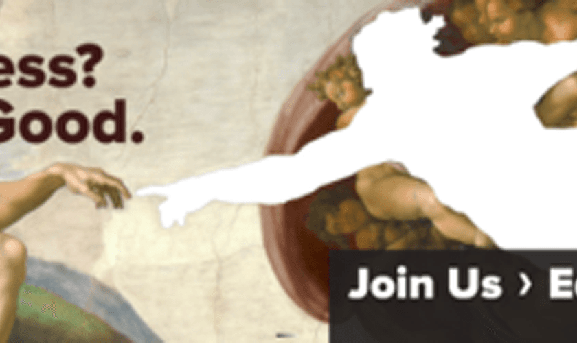 Os anúncios serão compostos pela famosa pintura "A Criação de Adão", de Michelangelo, mas com Deus apagado.