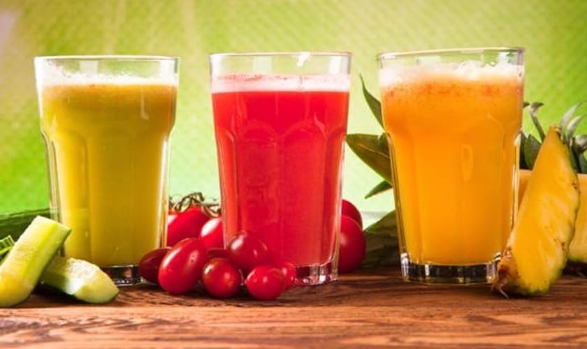 Sucos contra inchaço