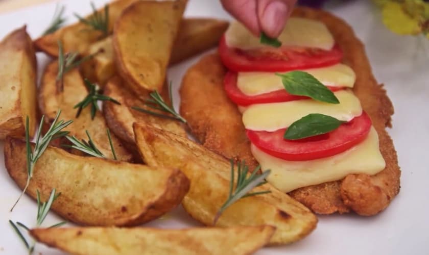 Milanesa à moda Argentina