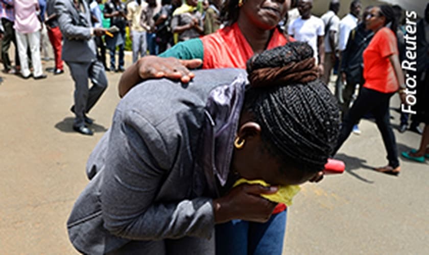 Parente de vítima no ataque no Quênia