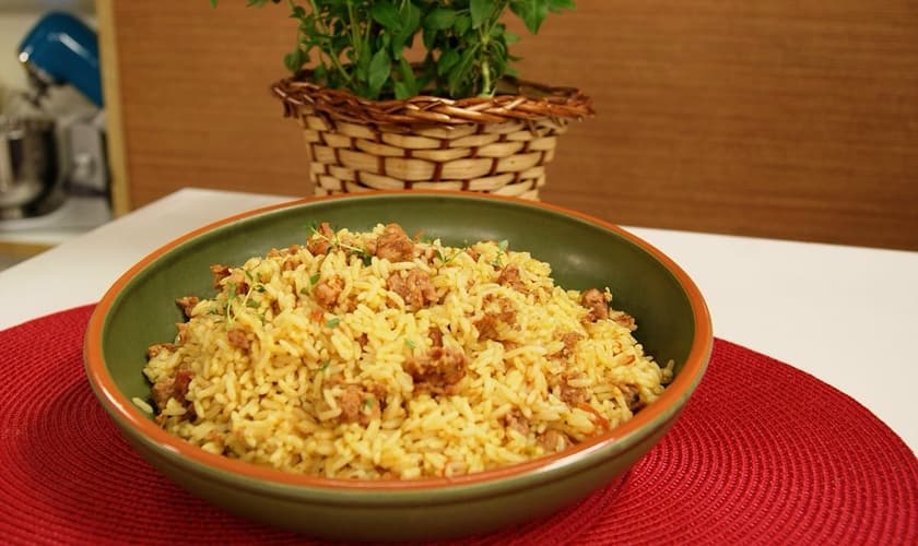 Arroz de panela de pressão
