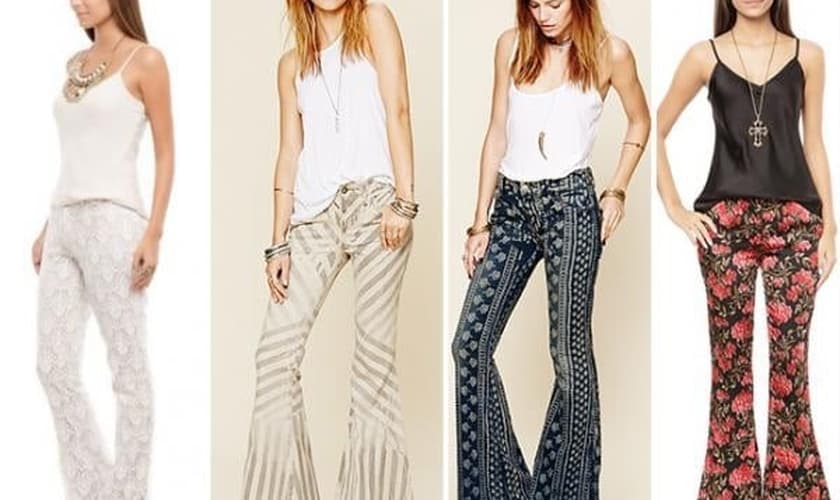 Calça flare