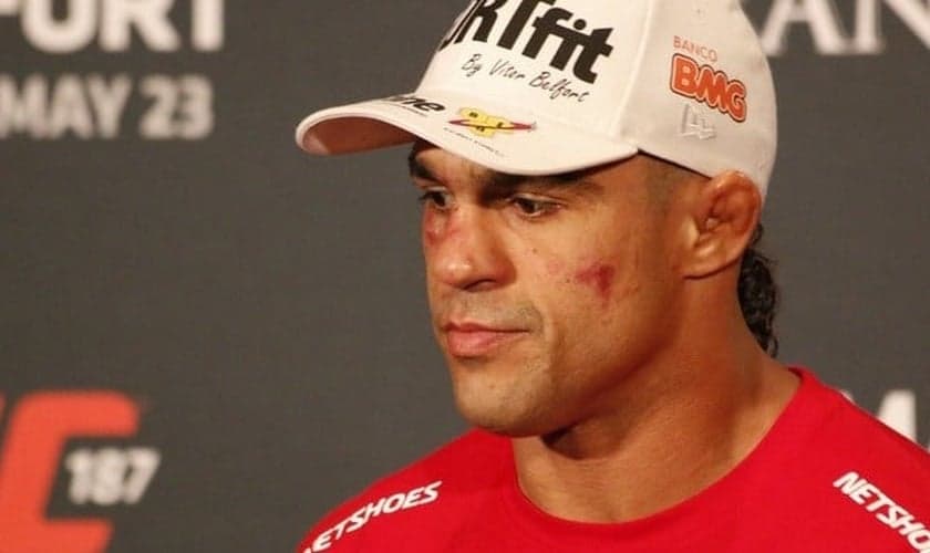 Vitor Belfort é faixa preta em Jiu Jitsu e um dos maiores nomes do MMA em todo o mundo.