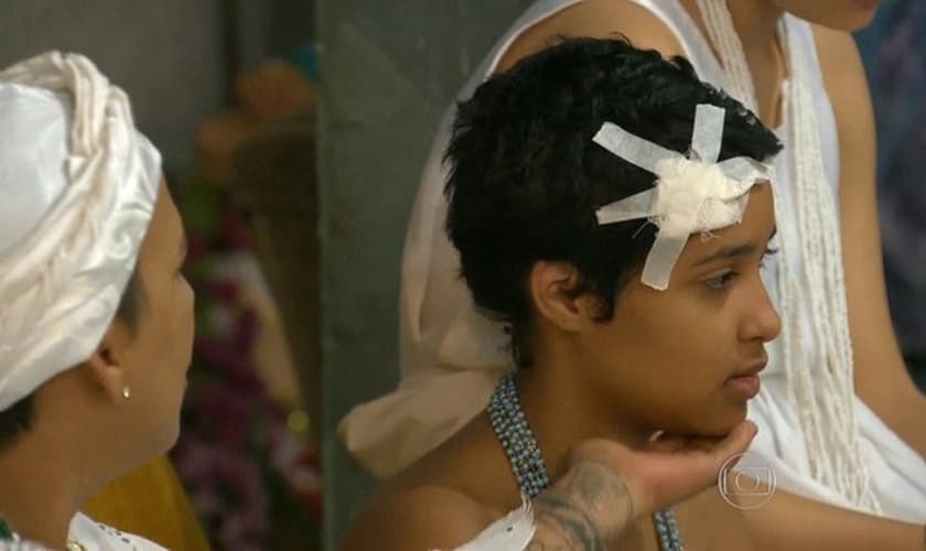 Kailane Campos, uma candomblecista de 11 anos, foi apedrejada na saída de um culto.